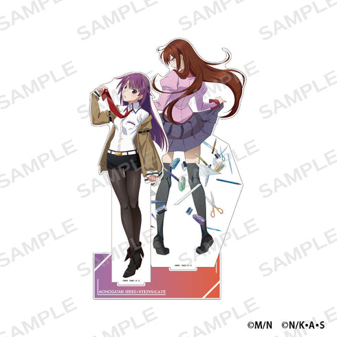『化物語×STEINS;GATE』BIGアクリルスタンドセット 戦場ヶ原ひたぎ×牧瀬紅莉栖